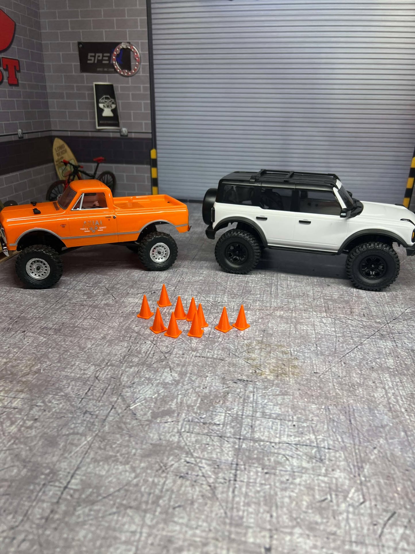 1/24 Scale 10 Pack Road Cones