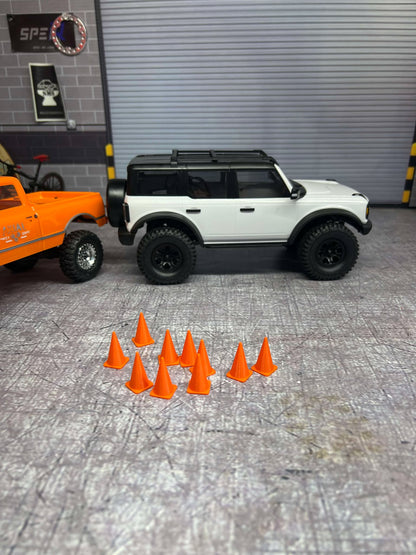 1/24 Scale 10 Pack Road Cones